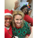 Group selfie of Three staff members in Holiday outfits