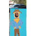 Posing in child's size cut out face Scarecrow photo prop
