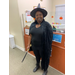 Staff member's witch costume